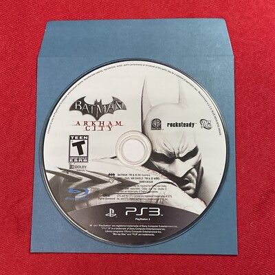 Batman Arkham City (Sony PlayStation 3, 2011) PS3 Game Disc Only Near Mint Great