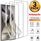3Pcs For Samsung Galaxy S25 S24 Ultra Plus S23 S22 S21 Hydrogel Screen Protector