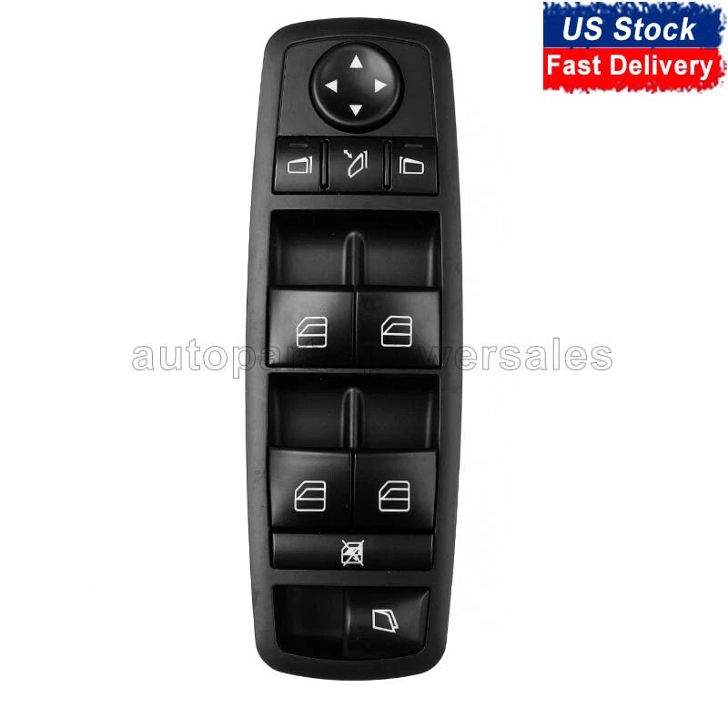Interruptor de ventana principal eléctrico delantero izquierdo mercedes-benz gl450 gl550 r320 07-12 Foto 3 de 4
