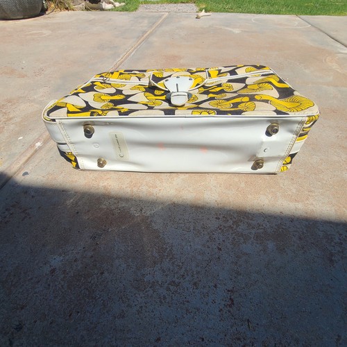 Vintage Psychedelic Mushroom Hippie 60’s 70’s Suitcase Luggage Briefcase MCM - Picture 5 of 14