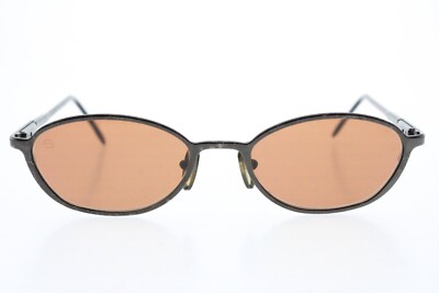 VTG Serengeti 6736 Oval Metal Black Drivers Made in Italy *READ