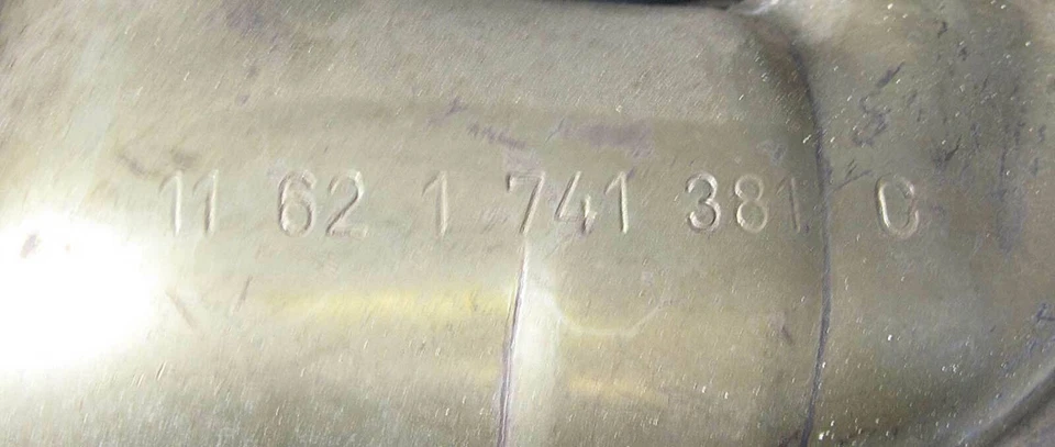 Colector de escape trasero izquierdo bmw e38 750 e31 850ci con banco de tubos 2 cilindros 10-12 USADO Foto 3 de 4