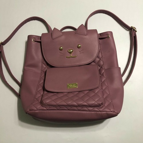 betsey johnson cat bag