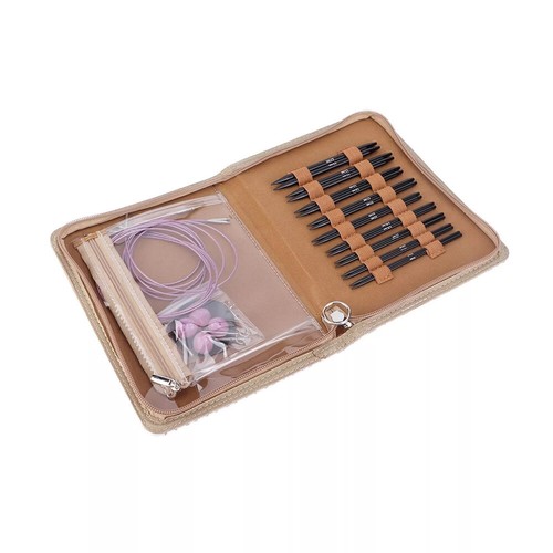 Set di ferri circolari per maglieria da 3 a 6 mm ago circolare ergonomico intercambiabile! - Foto 14 di 23