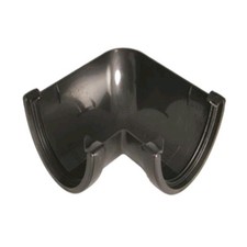 Floplast Guttering RAH1CI 115mm Hi-Cap (Deepflow) - 90* Angle - Faux Cast Iron