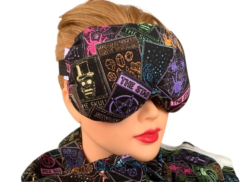 Lavender Eucalyptus Herbal Eye Mask Hot Cold Pack for Sinus Relief Tarot Cards  -image