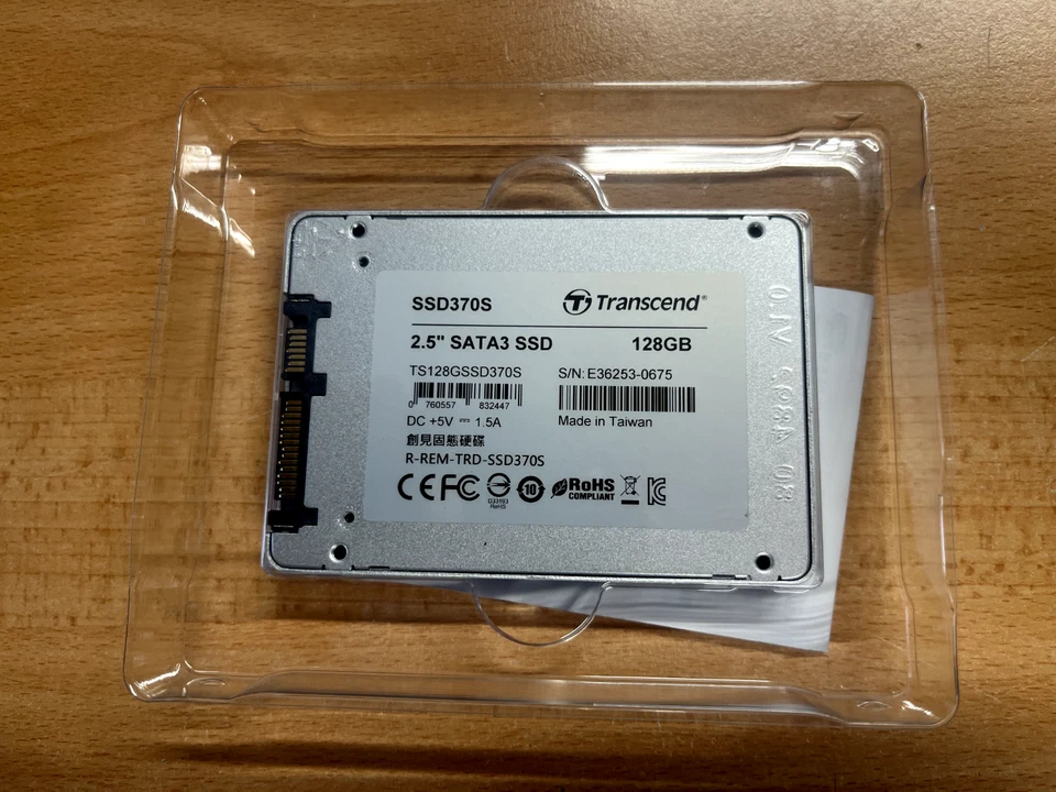 SSD370S TS128GSSD370S Transcend 128GB 2.5" SATA III 6Gb/s NEW Open Box 0 Hours - Image 3 of 3