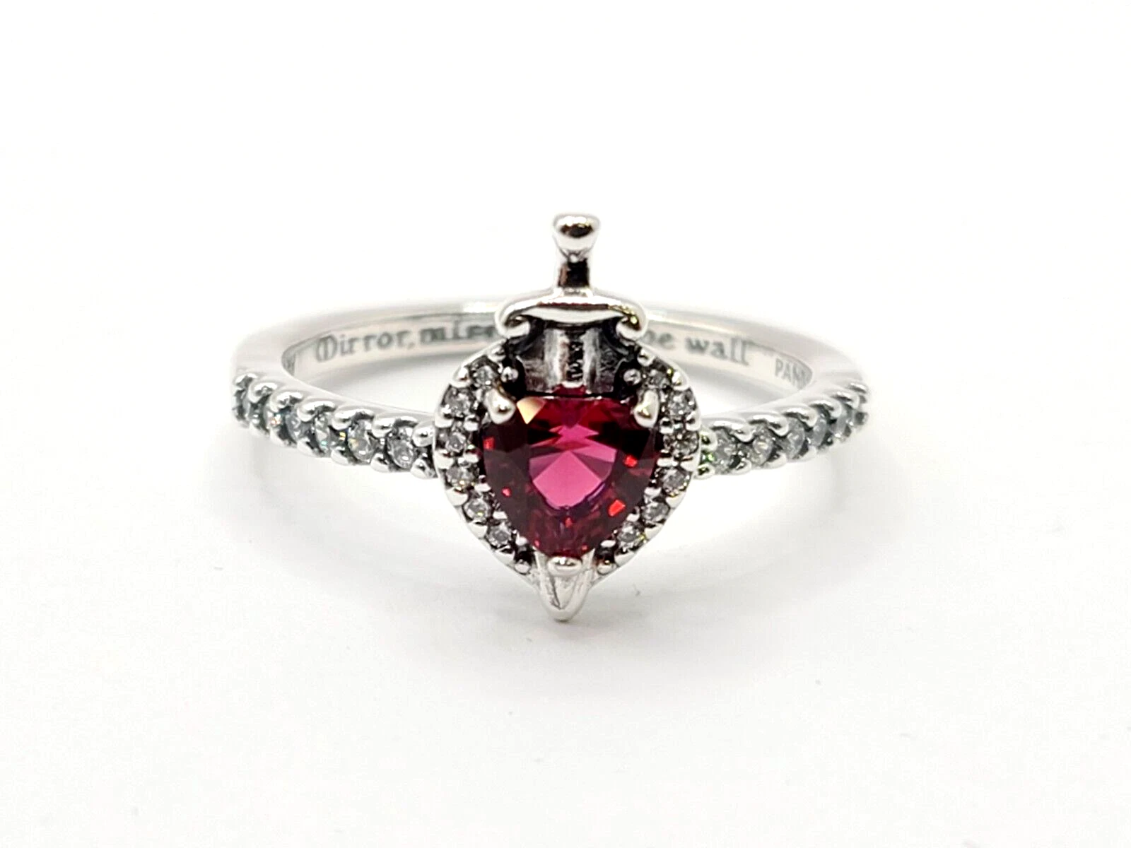PANDORA Disney Sterling Silver Villains Evil Queen Ring sz 6 193422C01 52