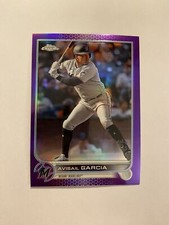 2022 Topps Update Chrome, Base Card #USC198 AVISAIL GARCIA   Purple Refractor