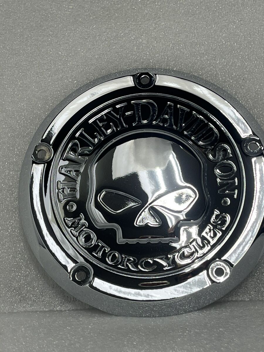 Harley 2018 -23 Skull Clutch Cover Custom CHROME FAT BOY Harley 2018 -23 Skull Clutch Cover Custom CHROME FAT BOY