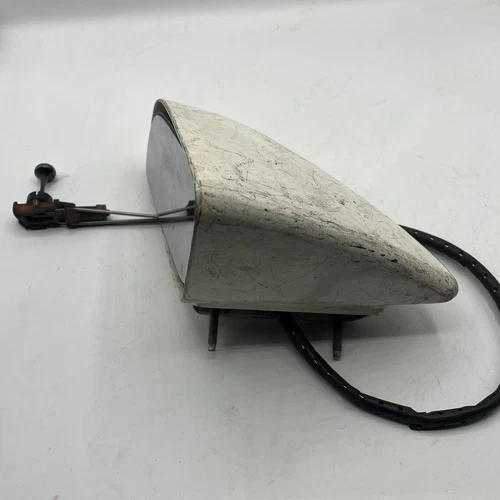 White Left Driver LH Side Manual Mirror Door 1984-1986 Chevrolet Corvette C4 #6