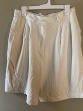 Guess Country Club 100% Polyester Vintage Bermuda Shorts, Size 14. Made in USA