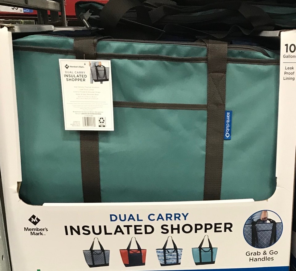 Sam's Club Cooler Tote 25x17 Insulated Shopping Bag Shopper RED Crimson ...