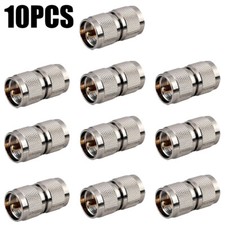 10PCS PL259 Male Plug to UHF Male PL-259 RF Coaxial Adapter Connector