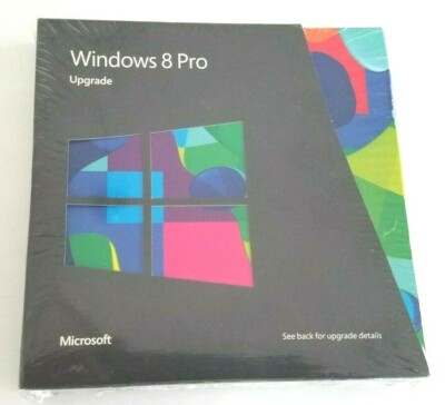 Microsoft Windows 8 Professional Full/Upgrade 32Bit & 64Bit DVD MS WIN PRO - New