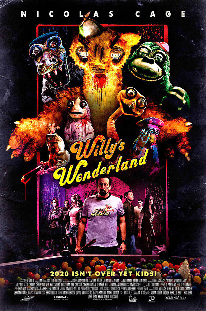 Willy's Wonderland Nicolas Cage Premium POSTER MADE IN USA