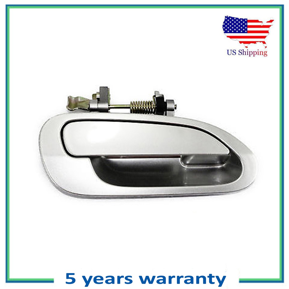 リアドロ　2点 Rear R Outside Door Handle For 98-2002 Honda Accord NH623 Satin