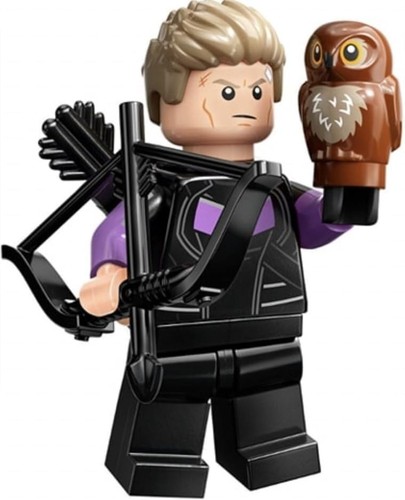 Used LEGO Minifigure Marvel Series 2 Hawkeye - Superheroes 71039