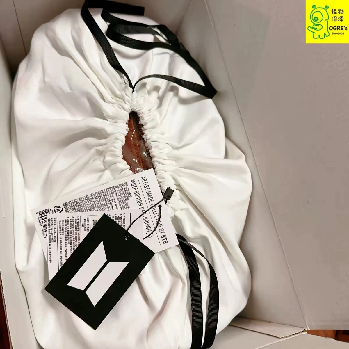 BTS Artist Made Collection V Taehyung Mute Boston Bag W/Box K-POP Official Goods - product detail image 5