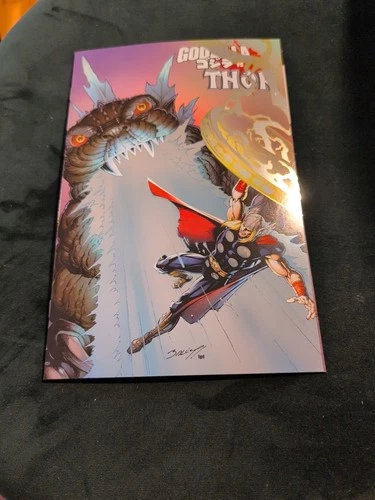 GODZILLA VS THOR #1 FOIL MARK BAGLEY VARIANT IRON MAN