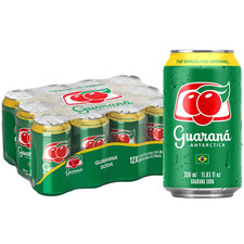 Guarana Antarctica, the Brazilian Original Guarana Soda, Regular, 11.83 Fl Oz (P
