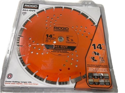 RIDGID 14 in. All-Cut Segmented Rim Diamond Saw Blade