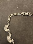 Barclay Art Deco Necklace Choker Silvertone 16" — photo 7