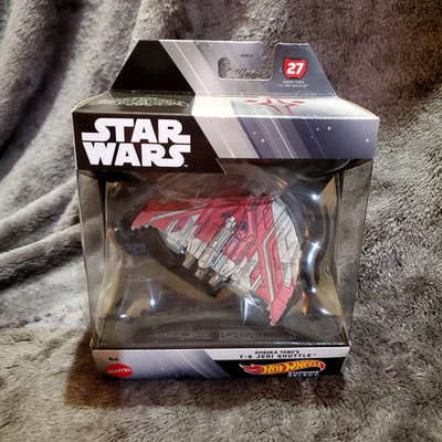 Hot Wheels Star Wars Starships Ahsoka Tano's T-6 Jedi Shuttle Select 1:50 Scale