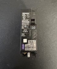 Siemens QF130AN 30 Amp 1-Pole GFCI Plug-On Neutral Circuit Breaker