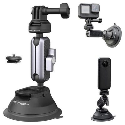 Camera Suction Cup Car Mount for DJI Osmo Action 6 Pocket 3 GoPro 12 Insta360 X5