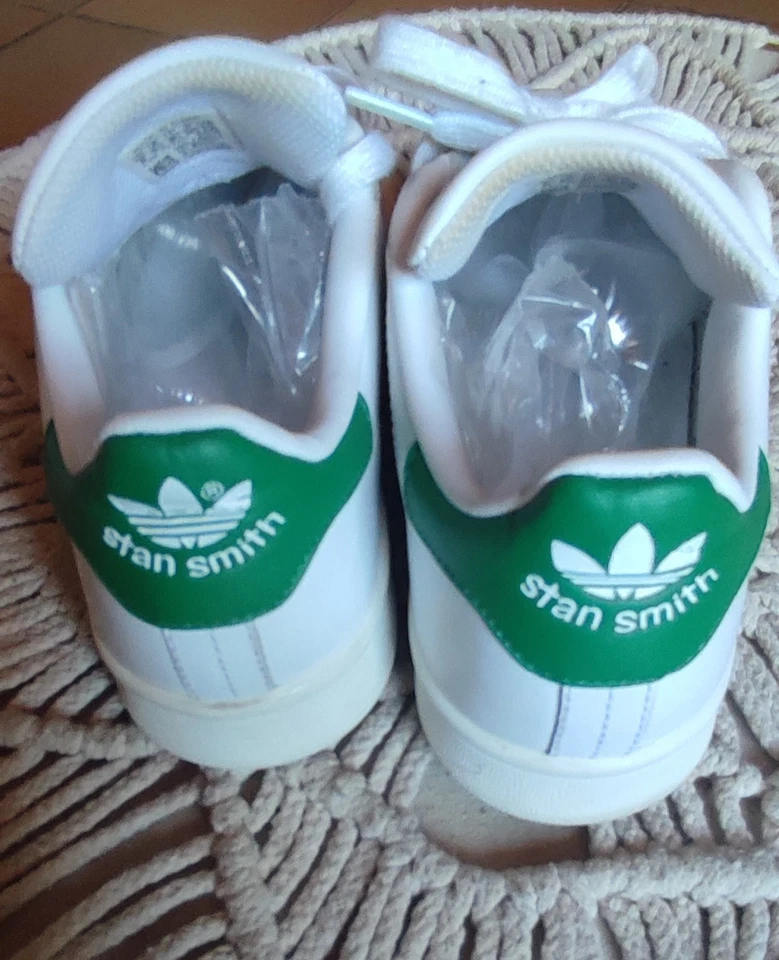 adidas Stan Smith Baskets pour Homme - EU 44 2/3, Blanches (M20324) - Photo 2/3