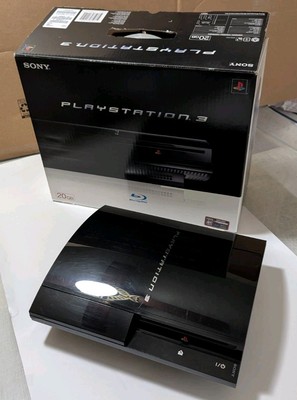 Sony PS3 CECHB01 Launch Edition 20GB + Box Backwards Compatible