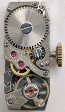 Vintage Jean Claude EBEL FHF 59 High Grade 17 jewel watch movement running 