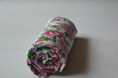 20 Yard Fabric Hand Printed 100%Cotton Fabric NO TARRIF CHARGES 100%    ZK-9*