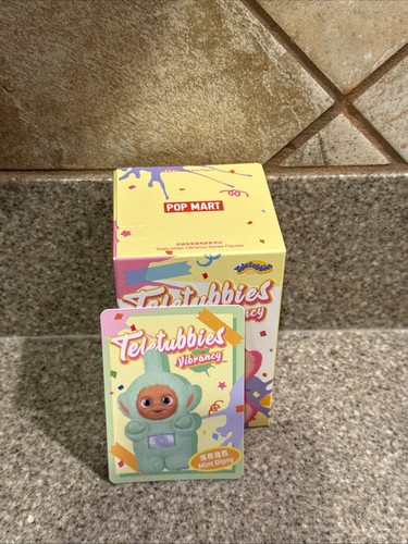 🇺🇸 Pop Mart Teletubbies Vibrancy Series Figure Plush keychain - Mint Dipsy