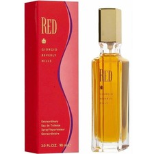 GIORGIO BEVERLY HILLS RED 90ML EDT SPRAY | FOR HER | NEW SEALED BOX | FREE P&P |