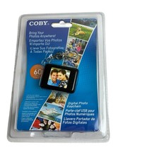 Coby 1.5" mini Digital Photo Album Keychain NEW Holds Up To 60 Pics NOS