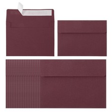 60Pack A2 Envelopes, Wine Red Invitation Envelopes4-3/8" x 5-3/4"