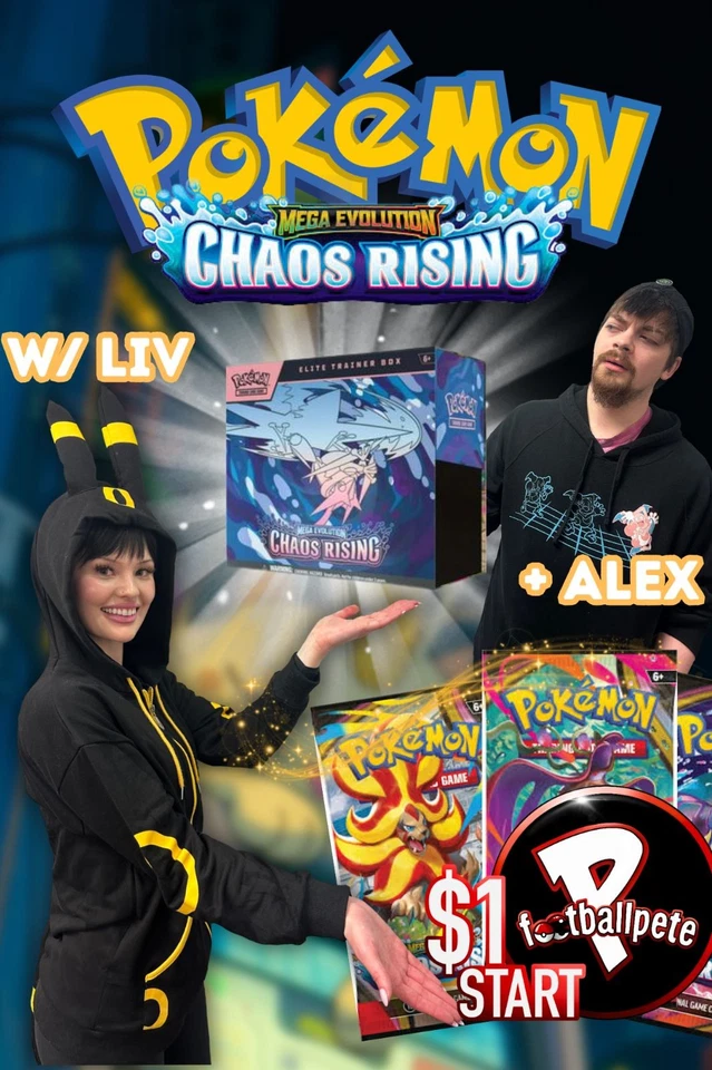 💫CHAOS RISING ETB DROPS + TCG RIPS!💫W/LIV + ALEX
