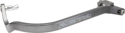 Zeta Drop Down Bend Aluminum Handguards for 7/8'' Handlebars Titanium Color