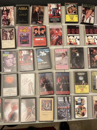 65 Cassette tapes lot Rare Rock Pop Blues Classic Heavy 80s Journey Elvis Tape - Picture 6 of 24