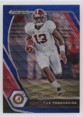 2021 Panini Prizm Draft Picks Blue Wave Prizm 97/249 Tua Tagovailoa #21 1q8