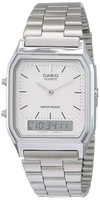 Japan Neu Casio Classic AQ-230A-7D Herrenuhr Dualzeit Analog Digital