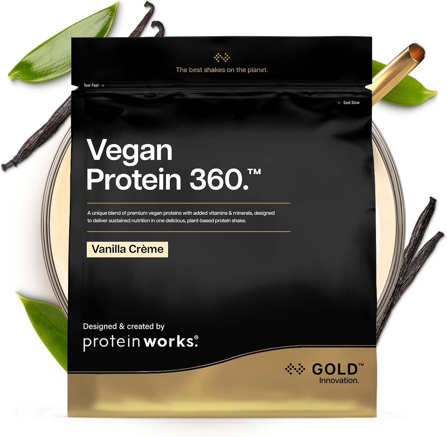 Vegan Protein 360 Gold Vanilla Creme 1kg 33 Servings Plant Based Multi-Protein - Image 3