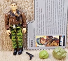 Complete Really Nice Vintage 1986 GI Joe General Hawk v2 With Filecard