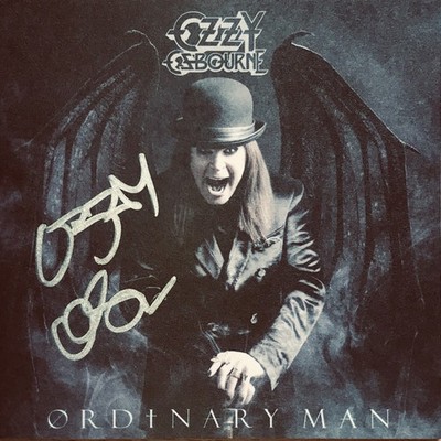 OZZY OSBOURNE # original Autogramm # Ordinary Man CD # Beckett COA # signiert