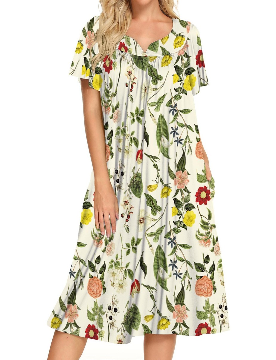 Moo Moos House Dress for Women Duster Housecoat Grandma Loungewear Patio Dres... | eBay Moo Moos House Dress for Women Duster Housecoat Grandma Loungewear Patio Dres... | eBay