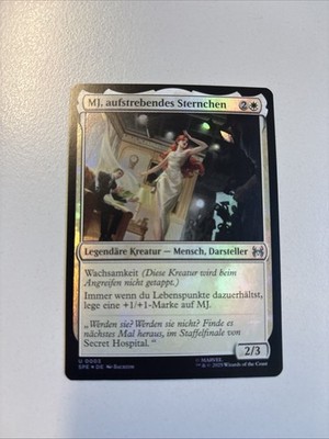 MJ, Aufstrebendes Sternchen Magic The Gathering Foil U0003 SPE Uncommon 