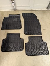 2017-2023 Oem Q7 All Weather Rubber Floor Mats Front Rear Set Black 2017-2023 Oem Q7 All Weather Rubber Floor Mats Front Rear Set Black