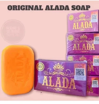 Alada Whitening Soap Naturally Brightening Natural Extract Face & Body Soap 160G